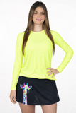 Long Sleeves Light Mesh Relax Top