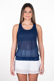 Pristine Fold Over Mesh Top