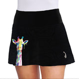 Watercolor Giraffe Skirt