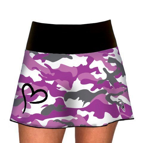 Violet Camo Skirt